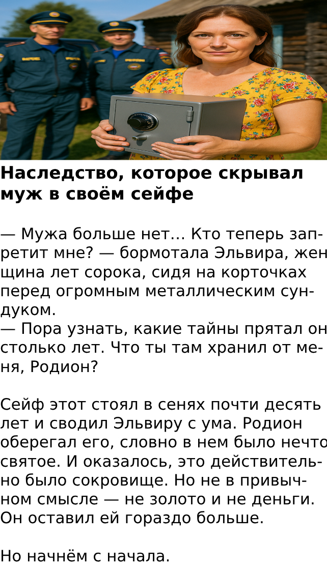 Наследство, которое скрывал муж в своём сейфе